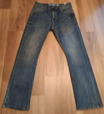 Wrangler Jeans Mens 30X32 Retro Slim Boot Blue Denim Western Cowboy Stretch NWT • $29.76