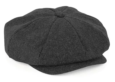 Peaky Blinders Style Melton Wool News Boy Baker Boy Cap Hat Paper Boy Hgb629btc • £18.06