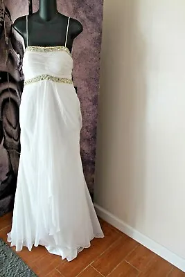 MNM Couture Strapless Sweetheart Embellished Mermaid Gown & Shawl Sz 8 JT01 NWT • $167.54