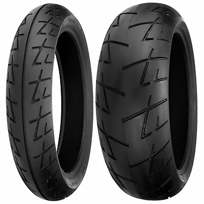 New Shinko 120/70ZR17 & 180/55ZR17 009 Raven Radial Tire Set GSXR CBR R1 R6 MT09 • $199.99