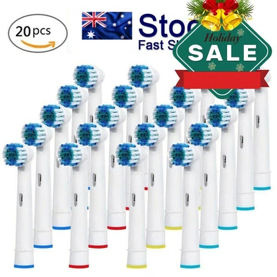 $21.99 • Buy 20X Electric Toothbrush Heads Compatible For OralB Replacement Brush Dual Clean 