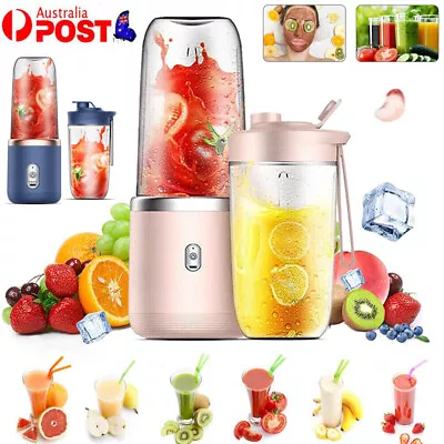 Portable USB Electric Fruit Juicer Smoothie Blender Travel Bottle Shaker Mixer • $19.94