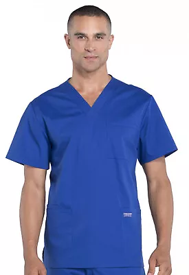 Cherokee Workwear Professionals Men's V-Neck Scrub Top - WW695 • $24.99