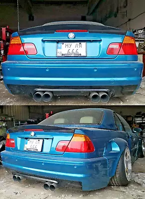 BMW E46 Convertible Cabrio Rear Trunk Spoiler CSL Lip Abs Plastic • $150