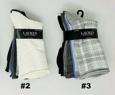 $20.50 • Buy Polo Ralph Lauren Women's 6 Pk Roll-Top Trouser Sock, 9-11 Fits Shoe 4-10.5