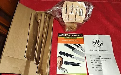 Wolfgang Puck 6 Piece Professional Quality Cutlery Set Red • $50