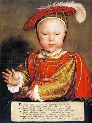 £14.49 • Buy Painting Antique Holbein Junior Tudor King Edward Vi England Art Print Lah510a