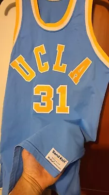  UCLA Bruins Dureen Sand Knit MacGregor Authentic Jersey    Reggie Miller ? • $165