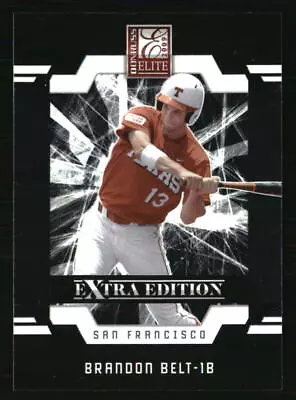 Brandon Belt 2009 Donruss Elite Extra Edition #33 Baseball Card • $2.19