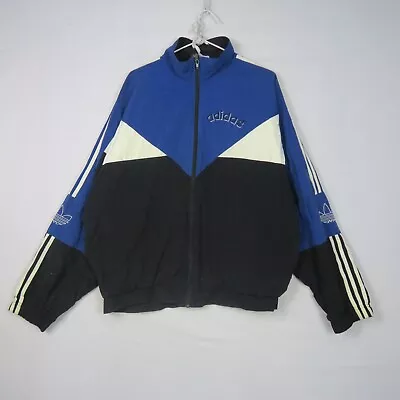 Adidas Mens Windbreaker Jacket M Medium Two Tone 90's VTG Full Zip Long Sleeve  • $29.99