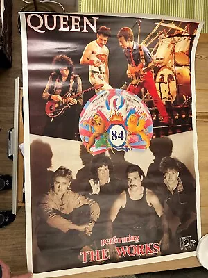 Queen 2 X Posters - (approx 2ft X 3ft)  - Free Tracked P&P • £25