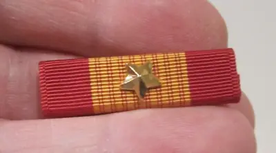 Vietnam War Us Military Ribbon Bar Rvn Gallantry Cross Medal W/ Gold Star Slider • $16.99