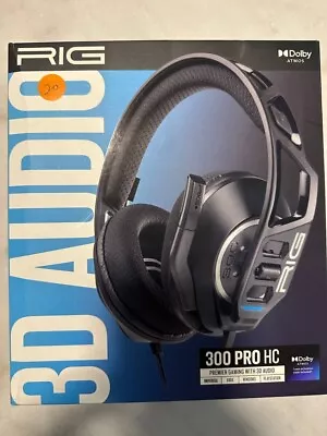 RIG - 300 Pro HC Wired Universal Headset With 3D Audio - Black - New - Open Box • $17.27