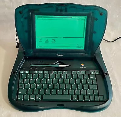 Vintage Apple Newton EMate 300 Laptop Computer 1997 H0208 Teal Blue Green Last 1 • $188.99