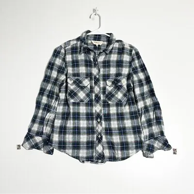 Isabel Marant Plaid Flannel Button Down Shirt 2 • $30.60