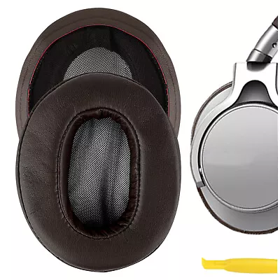 Geekria Protein Leather Ear Pads For Sony MDR-1ABT MDR-1RNC Headphones (Brown) • $16.99