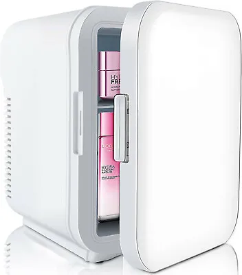 $60.89 • Buy 2 IN 1 Portable 8L Mini Fridge Makeup Cosmetic Refrigerator Beauty Cooler Kit