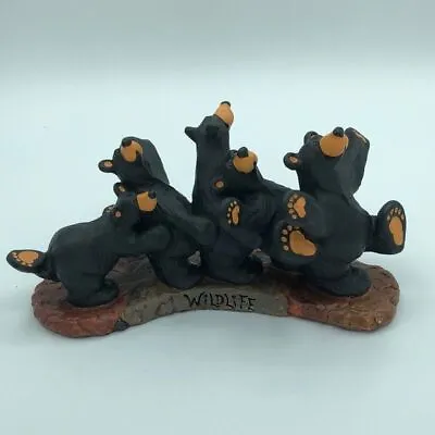 $45 • Buy RETIRED Bearfoots Jeff Fleming Bear Figurine Wildlife Big Sky Carvers - NWT
