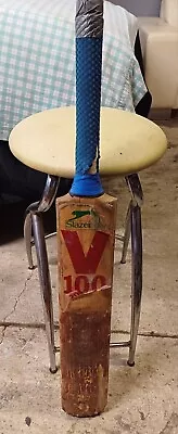 Vintage Slazenger V100 Super Cricket Bat • $36