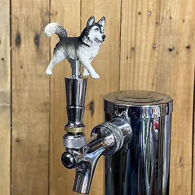 Husky Dog Mini Beer Tap Handle UW Huskies UConn Seattle Washington Siberian Tiny • $39.99