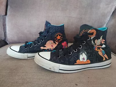  Converse All Star Space Jam  Shoes Size UK 7 Limited Edition Looney Tunes • £50