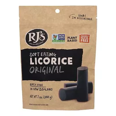 Rj's Licorice Soft Eating Licorice - Original - Case Of 8 - 7.05 Oz • $53.76