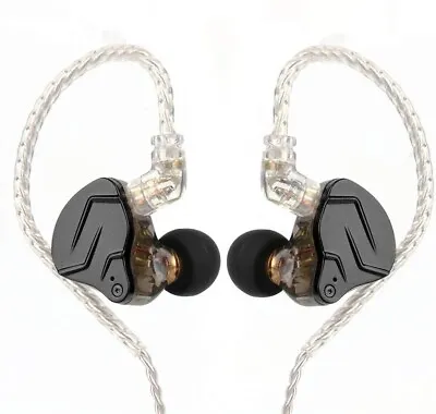 Linsoul KZ ZSN Pro X Dual Driver 1BA+1DD Hybrid Metal Earphones HiFi In-Ear • $43.30