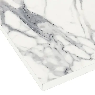 Marble Veneto Compact Laminate Splashback - 300 X 60 X 0.9cm • £123.99