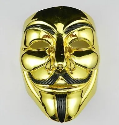 $19.15 • Buy VIP Gold Version V For Vendetta Mask/Anonymous/Guy Fawkes Mask Mask 