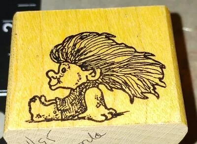 Troll Long Hair Sitting Relaxing Hampton ArtsB31 • $25