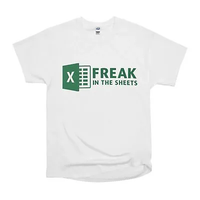 Freak In The Sheets Funny Computer Mode Classic NWT Gildan Size S-5XL T-Shirt • £23.09
