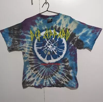 Def Leppard Adrenalize World Tour 1992 Men's T Shirt Size XL Pre-owned Vintage • $130