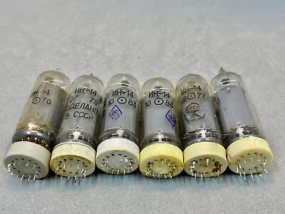 $75 • Buy 6 Pcs In-14 Used Nixie Tested Tubes For Clock