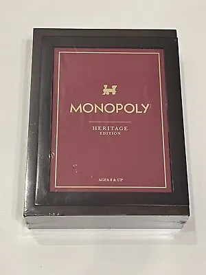 Monopoly Heritage Edition Hasbro Walnut Stained Wood • $60