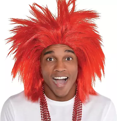 Crazy Wig Costume-One Size Red 1 Pc • $23.11