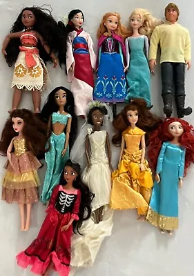 Disney Princess Dolls Bundle X11 Lot • £30
