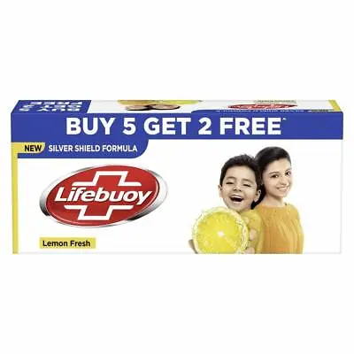 £35.08 • Buy Lifebuoy Lemon Fresh Soap, 125g - (Pack Of 5 + 2 Soap)