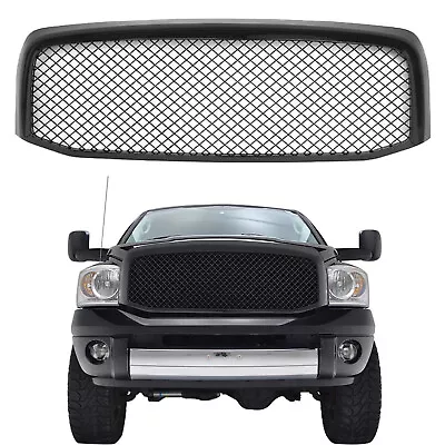 Fit 2006-2009 Dodge Ram 1500 2500 3500 Black Front Hood Bumper Grill Mesh Grille • $80.99