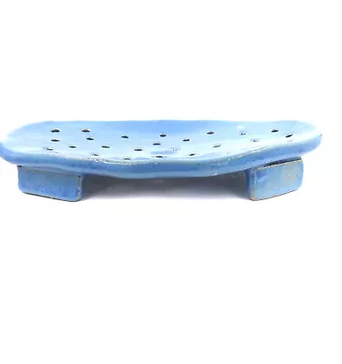 Soap Dish Quirky  Ceramic Soap Dish Ceramic Blue Soapdish Blue Soapdish • £12