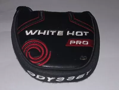 Odyssey V-Line White Hot Pro Mallet Putter Cover Black / Red/ White • $25