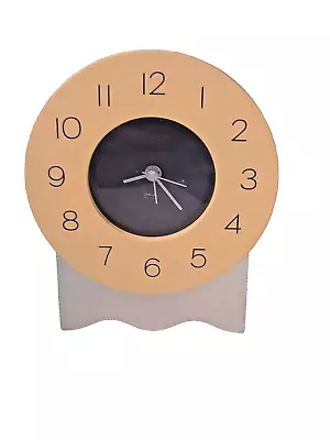 Michael Graves Post Mid Century Modern Memphis Table Clock Works • $79.99