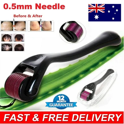 $16.99 • Buy Derma Roller Titanium Micro Needle Skin 540 Needles Scars Anti Aging Dermaroller
