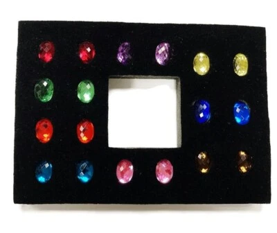 $7.49 • Buy 9 PAIRS (18PCS) VINTAGE JOAN RIVERS JEWEL FACETED OVAL 18x13mm. CABOCHONS J69