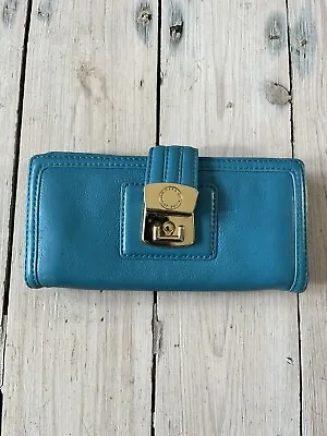 Marc By Marc Jacobs Turquoise Leather Wallet. Used Condition.  • £15
