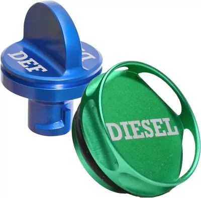 Magnetic Diesel Fuel Cap + DEF Cap Accessory For 2013-2018 Dodge RAM TRUCK • $9.09