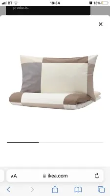 IKEA Single Duvet Cover Brunkrissla RRP£20 • £14