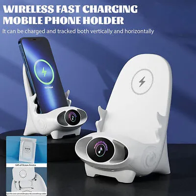 Mini Chair Wireless Charger Desk Mobile Phone Holder 15W Fast Charger • $11.99