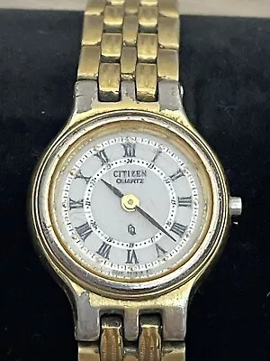 Citizen Watch Vintage 3220-848730 Wristwatch Quartz Old Watch UNTESTED For Parts • $30