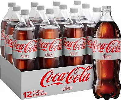 12x Coca-Cola Diet Soft Drink Multipack Bottles 1.25L • $50