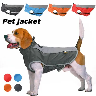 £9.39 • Buy UK Waterproof  Pet Dog  Vest Jacket Dogs Clothes Puppy Outdoor Rain Coat